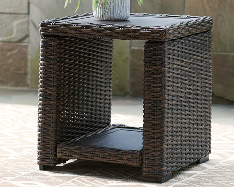 Furniture City Houma - Ashley Furniture - Grasson Lane End Table - Square End Table / Brown - P783-702