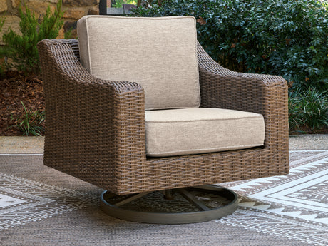 Furniture City Houma - Ashley Furniture - Laguna Heights Swivel Lounge with Cushion - Swivel Lounge w/ Cushion - PCP790-821