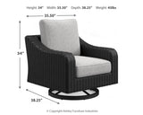 Beachcroft Outdoor Swivel Lounge with Cushion