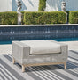 Furniture City Houma - Ashley Furniture - Seton Creek Outdoor Ottoman with Cushion - Ottoman with Cushion / Gray - P798-814