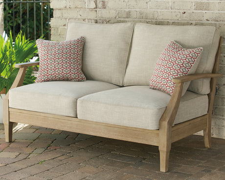 Furniture City Houma - Ashley Furniture - Clare View Loveseat with Cushion - Loveseat w/Cushion / Beige - P801-835