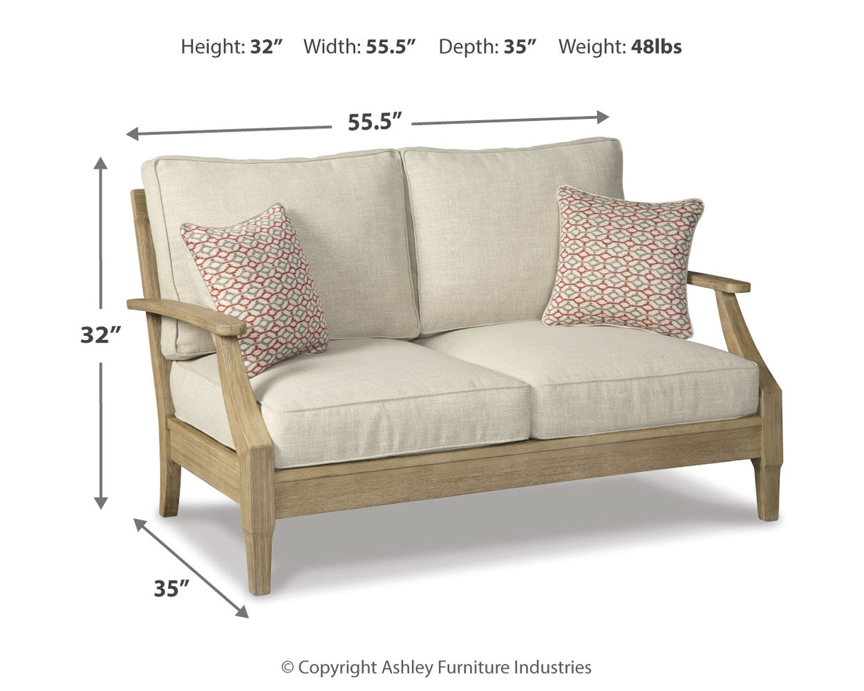 Clare View Outdoor Loveseat and 4 Lounge Chairs