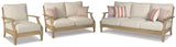 Furniture City Houma - Ashley Furniture - Clare View Outdoor Sofa, Loveseat and Lounge Chair - Outdoor Sofa, Loveseat and Lounge Chair - P801P8