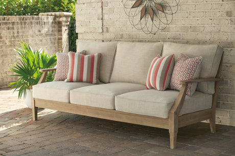 Furniture City Houma - Ashley Furniture - Clare View Sofa with Cushion - Sofa with Cushion / Beige - P801-838