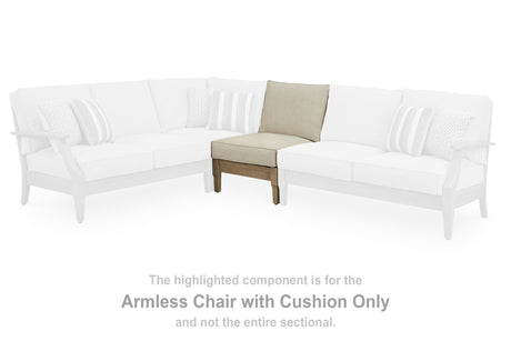 Furniture City Houma - Ashley Furniture - Clare View Armless Chair with Cushion - Armless Chair w/Cushion / Beige - P801-846