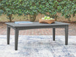 Furniture City Houma - Ashley Furniture - Cove Beach Outdoor Coffee Table - Rectangular Cocktail Table - PCP803-701