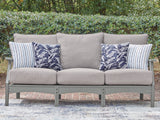 Furniture City Houma - Ashley Furniture - Cove Beach Outdoor Sofa with Cushion - Sofa with Cushion - PCP803-838