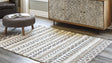 Furniture City Houma - Ashley Furniture - Karalee 8' x 10' Rug - 8' x 10' Rug / Ivory/Brown - R404441