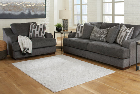 Furniture City Houma - Ashley Furniture - Ivygail Rug - 5' x 7' Rug / Gray - R404512