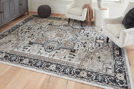 Furniture City Houma - Ashley Furniture - Gregmoore Rug - 7'9" x 9'11" Washable Rug / Multi - R405821