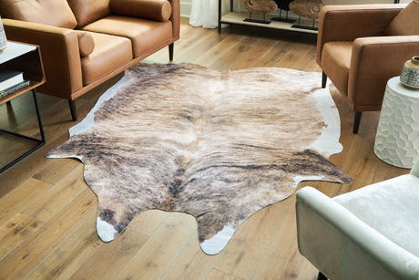 Furniture City Houma - Ashley Furniture - Sportsmen Rug - 6'5" x 7'11" Rug / Brown - R406012