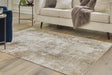 Furniture City Houma - Ashley Furniture - Grifflain 5'1" x 7' Washable Rug - 5'1" x 7' Washable Rug / Tan/Brown/Gray - R406232