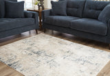 Furniture City Houma - Ashley Furniture - Gentor Rug - 5' x 7' Rug / Blue/Ivory - R406522