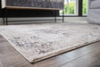 Furniture City Houma - Ashley Furniture - Elaning Rug - 5' x 7' Rug / Black/Gray/Cream - R406702