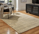 Furniture City Houma - Ashley Furniture - Janston Rug - 5' x 7' Rug / Ivory/Gray/Tan - R406862