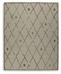 Furniture City Houma - Ashley Furniture - Guyford Rug - 5' x 7' Rug / Beige/Brown - R406872