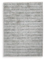 Furniture City Houma - Ashley Furniture - Laddway 5' x 7' Rug - 5' x 7' Rug / Cream/Green - R406882