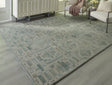 Furniture City Houma - Ashley Furniture - Jossland 8' x 10' Rug - 8' x 10' Rug / Green/Ivory - R406911