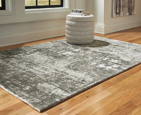 Furniture City Houma - Ashley Furniture - Valmontic 5' x 7' Rug - 5' x 7' Rug / Gray - R406922
