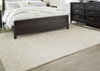 Furniture City Houma - Ashley Furniture - Varahill Rug - 5' x 7' Rug / Gray/Ivory - R406932