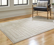 Furniture City Houma - Ashley Furniture - Darmondard 5' x 7' Rug - 5' x 7' Rug / Cream/Taupe - R406942