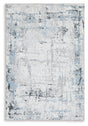 Furniture City Houma - Ashley Furniture - Emertonly 5' x 7' Washable Rug - 5' x 7' Washable Rug / Blue/White/Gray - R406982