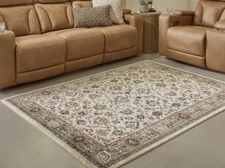 Furniture City Houma - Ashley Furniture - Beritham Large Rug - Large Rug / Blue/Brown/Beige - R407261