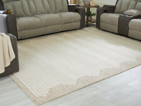 Furniture City Houma - Ashley Furniture - Emorymore Large Rug - Large Rug / Brown/Beige - R407301