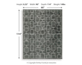 Elderland Washable 7'6" x 9'6" Area Rug