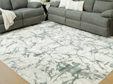 Furniture City Houma - Ashley Furniture - Tobinbury Rug - Washable 8' x 10' Area Rug / Gray - R407421