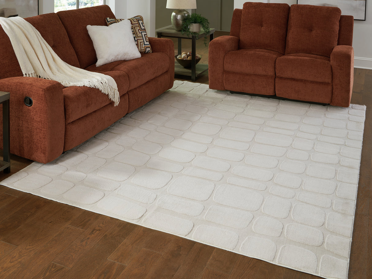 Furniture City Houma - Ashley Furniture - Malvinsboro Rug - Washable 8' x 10' Area Rug / Sandstone - R407441