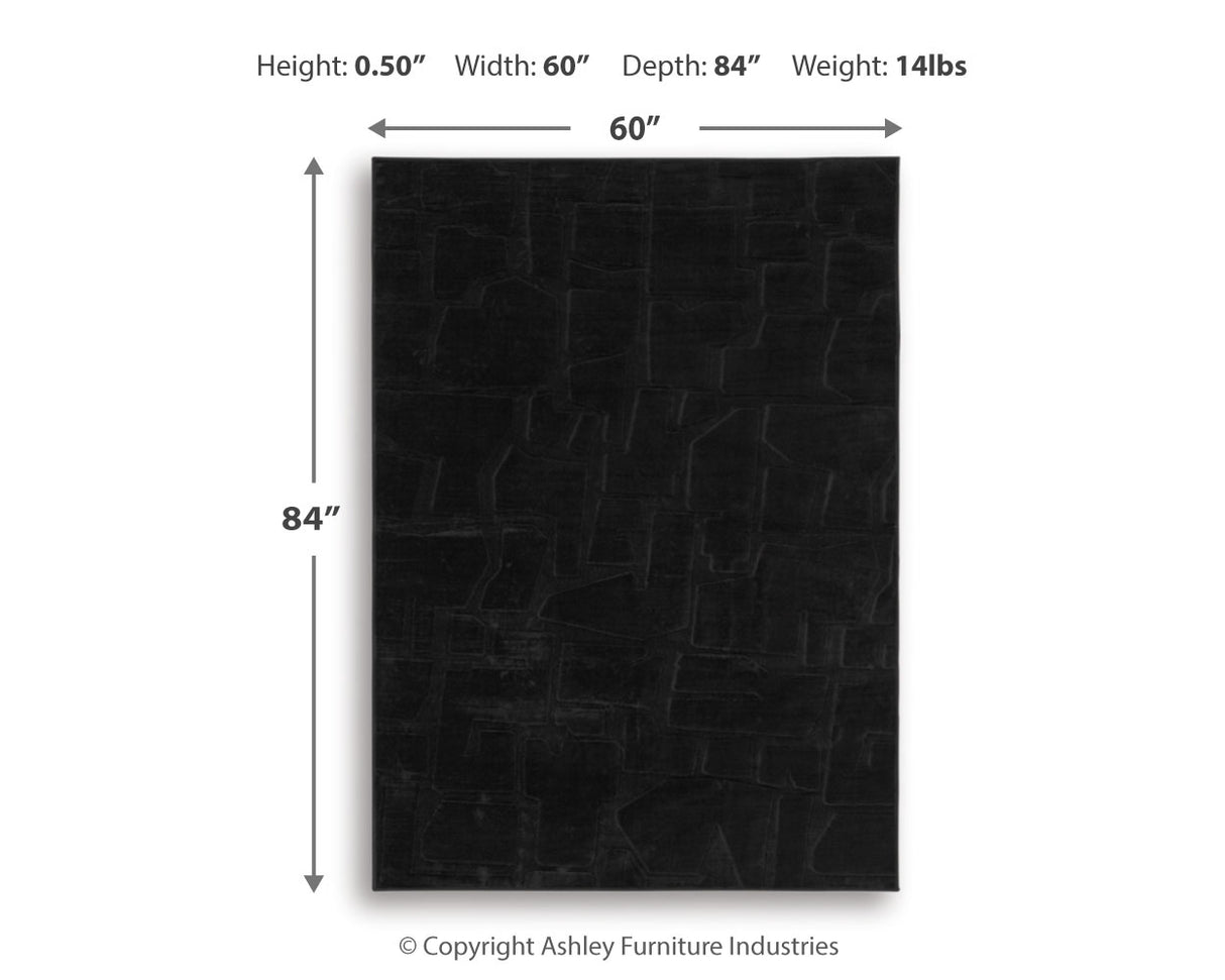 Gibbswell Washable 5' x 7' Area Rug
