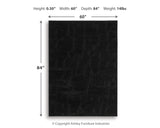 Gibbswell Washable 5' x 7' Area Rug