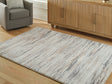 Furniture City Houma - Ashley Furniture - Nace Rug - 5' x 7' Area Rug / Gray/Brown/White - R407472