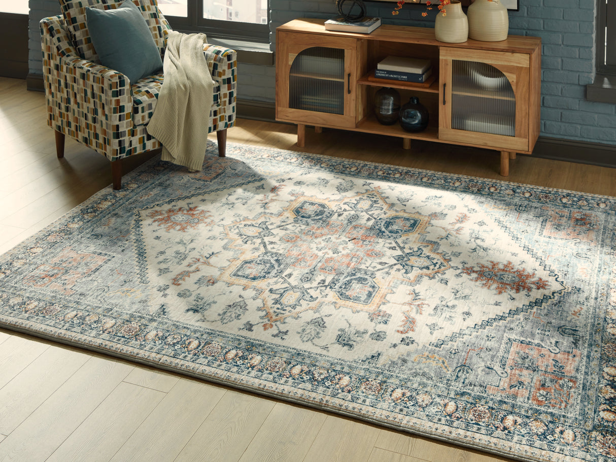 Furniture City Houma - Ashley Furniture - Wallney Rug - 7'6" x 9'6" Area Rug / Multi - R407491