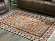 Furniture City Houma - Ashley Furniture - Qaabiz Rug - 7'8" x 10' Area Rug / Sienna/Ivory/Black - R407521
