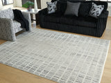 Furniture City Houma - Ashley Furniture - Turinwith Rug - 7'10" x 9'10" Area Rug / Ivory/Black - R407551