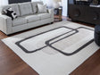 Furniture City Houma - Ashley Furniture - Davismour 7'8" x 10' Area Rug - 7'8" x 10' Area Rug / Ivory/Taupe/Charcoal - R407561