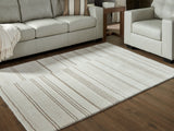 Furniture City Houma - Ashley Furniture - Gadence Rug - 7'8" x 10' Area Rug / Ivory/Tan - R407641