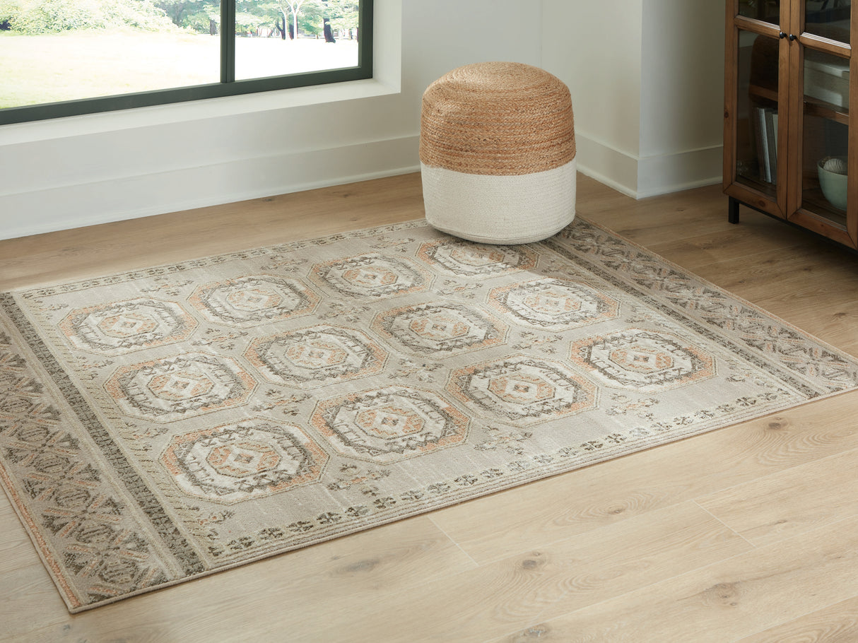Furniture City Houma - Ashley Furniture - Bachby Rug - 5'3" x 7' Area Rug / Multi - R407682