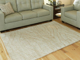 Furniture City Houma - Ashley Furniture - Jaseena Rug - 5' x 7' Area Rug / Beige/Tan - R407722