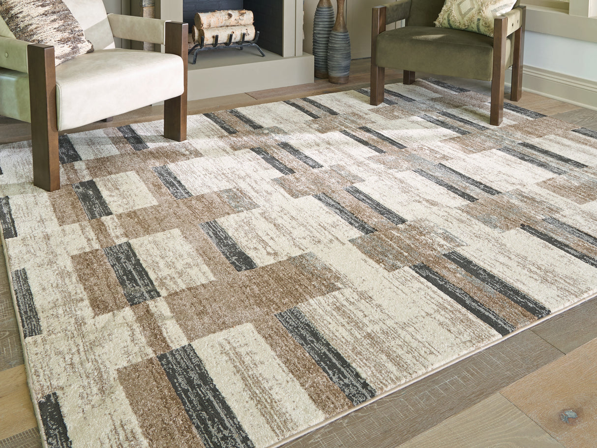 Furniture City Houma - Ashley Furniture - Alstone Rug - 7'10" x 10' Area Rug / Multi - R407731
