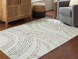 Furniture City Houma - Ashley Furniture - Deenbury 5' x 7' Area Rug - 5' x 7' Area Rug / Ivory/Green/Brown - R407862