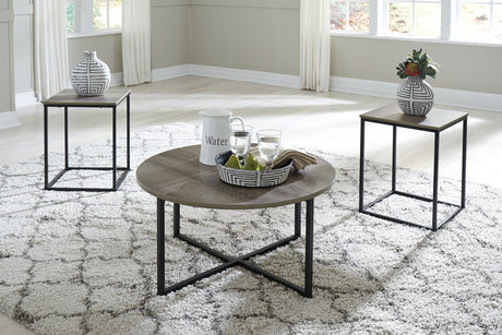 Furniture City Houma - Ashley Furniture - Wadeworth Table (Set of 3) - Occasional Table Set (3/CN) / Two-tone - T103-213