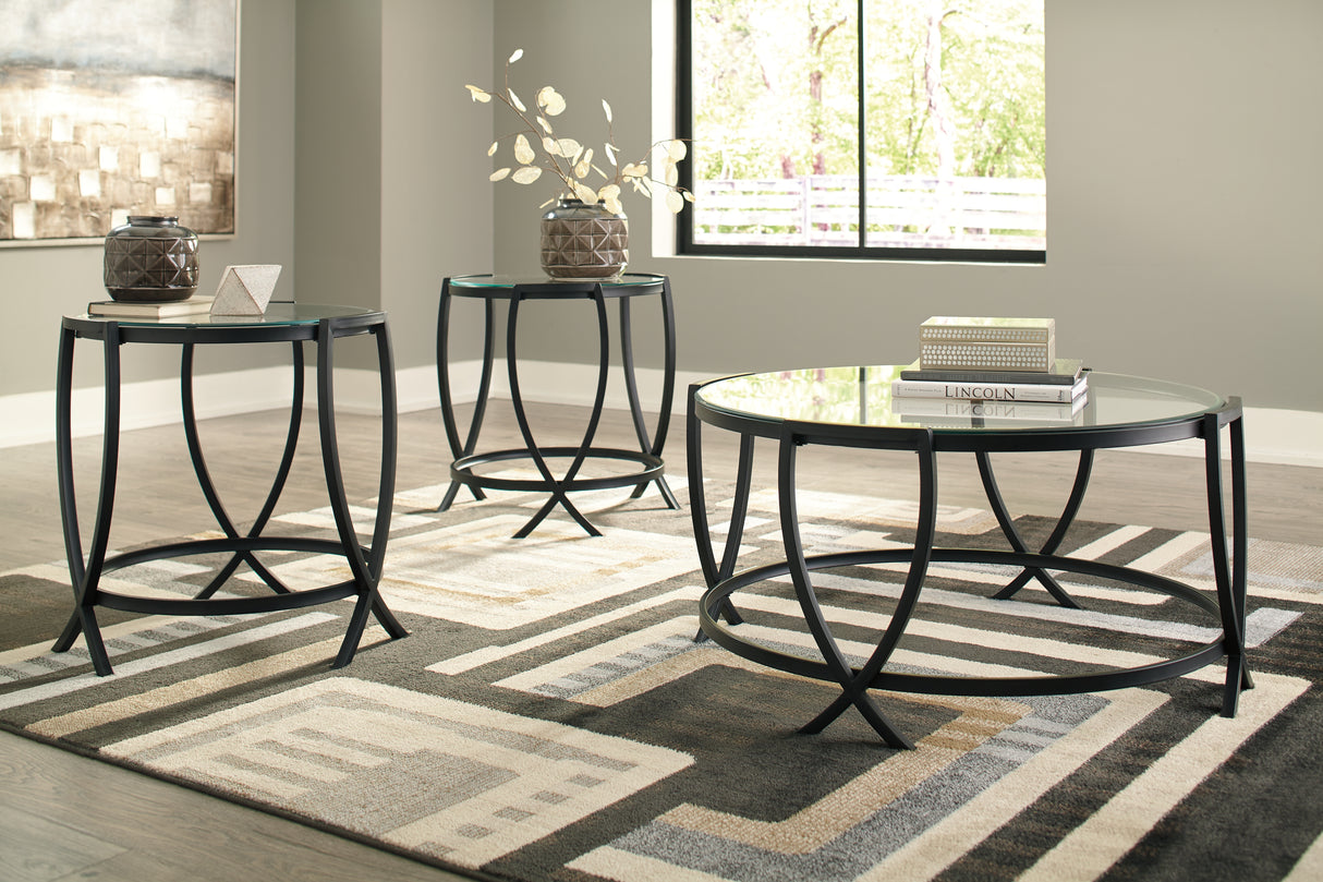 Furniture City Houma - Ashley Furniture - Tarrin Table (Set of 3) - Occasional Table Set (3/CN) / Black - T115-13