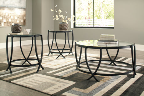 Furniture City Houma - Ashley Furniture - Tarrin Table (Set of 3) - Occasional Table Set (3/CN) / Black - T115-13