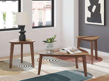 Furniture City Houma - Ashley Furniture - Lyncott Table (Set of 3) - Occasional Table Set (3/CN) / Brown - T135-13