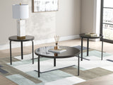 Furniture City Houma - Ashley Furniture - Dorylin Table (Set of 3) - Occasional Table Set (3/CN) / Black - T139-13