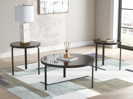 Furniture City Houma - Ashley Furniture - Dorylin Table (Set of 3) - Occasional Table Set (3/CN) / Black - T139-13