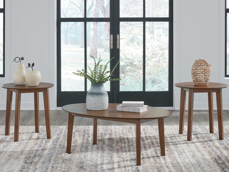 Furniture City Houma - Ashley Furniture - Gordonay Table (Set of 3) - Occasional Table Set (3/CN) / Brown - T155-13